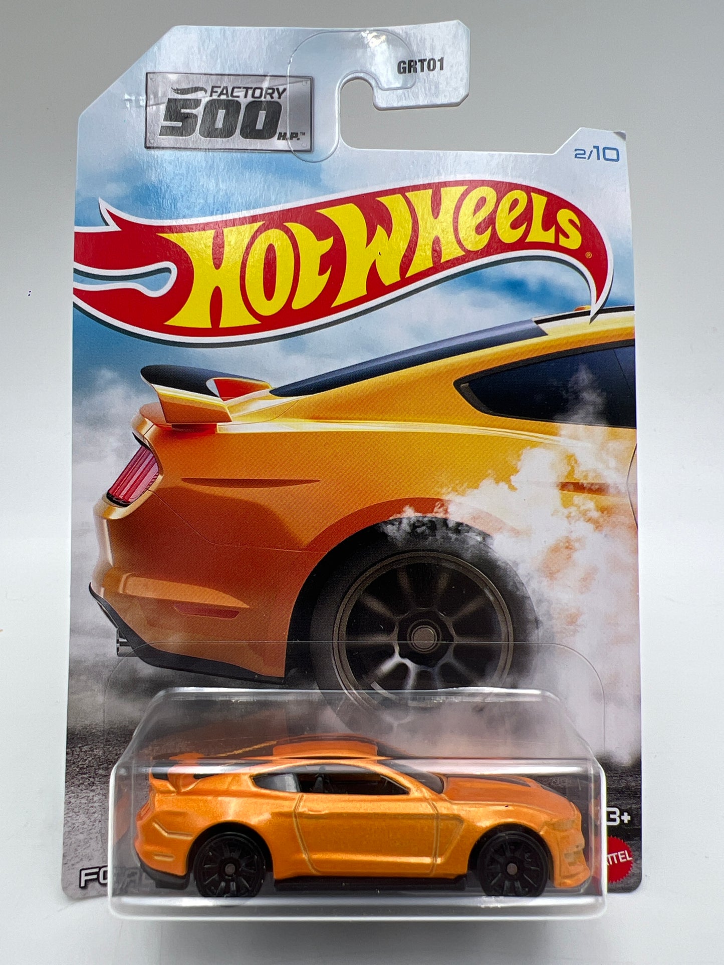 Hot Wheels Factory 500 HP #2 Ford Shelby GT350R Orange 167B
