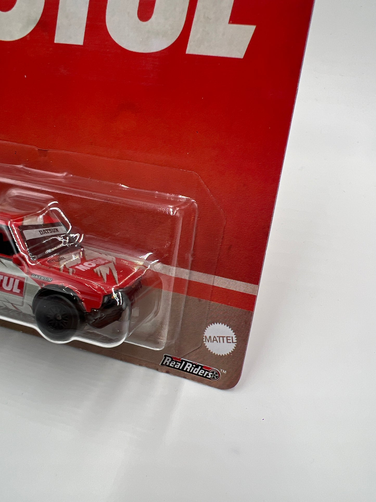Hot Wheels Premium Vintage Oil #5 Datsun 620 Motul Red/Gray 244M