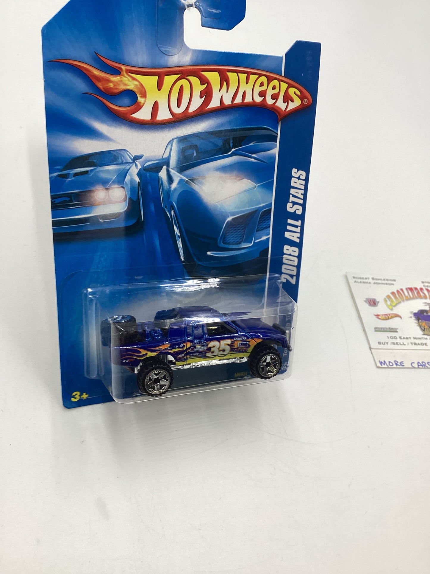 2008 Hot Wheels All Stars #71 Toyota Baja Truck Blue