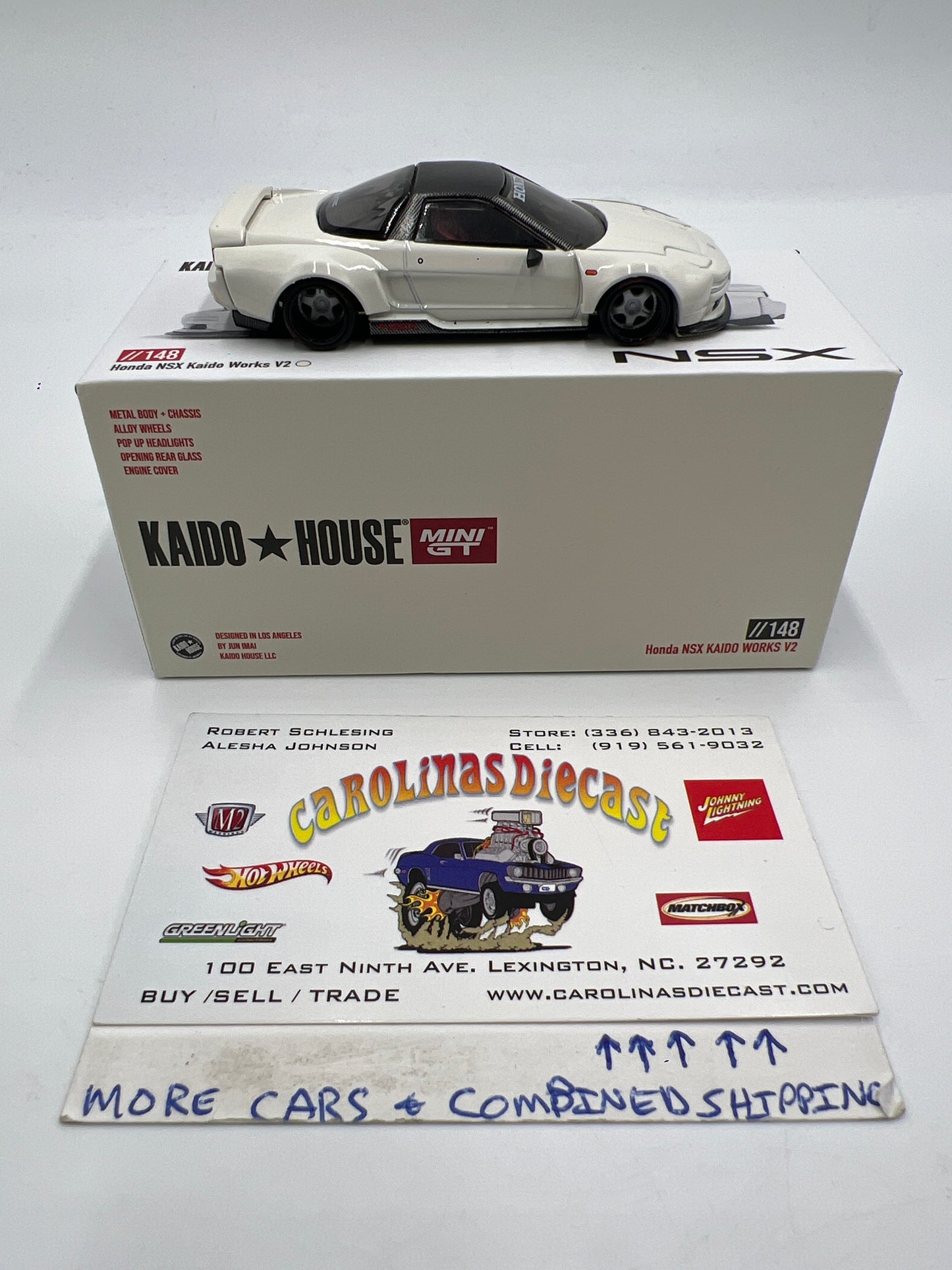 Mini GT x Kaido House #148 Honda NSX Kaido Works V2 White