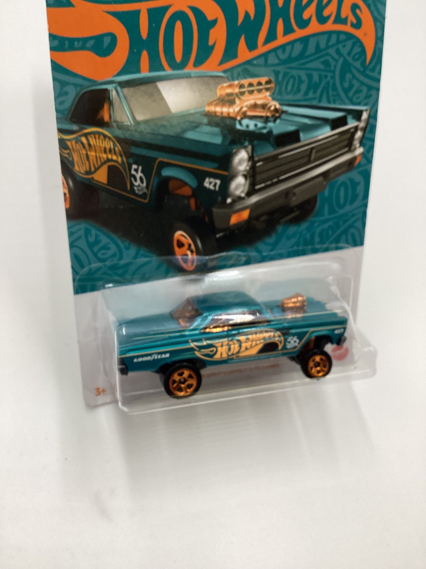 2024 Hot Wheels 56th Anniversary Pearl and Chrome #4 65 Mercury Comet Cyclone 156O
