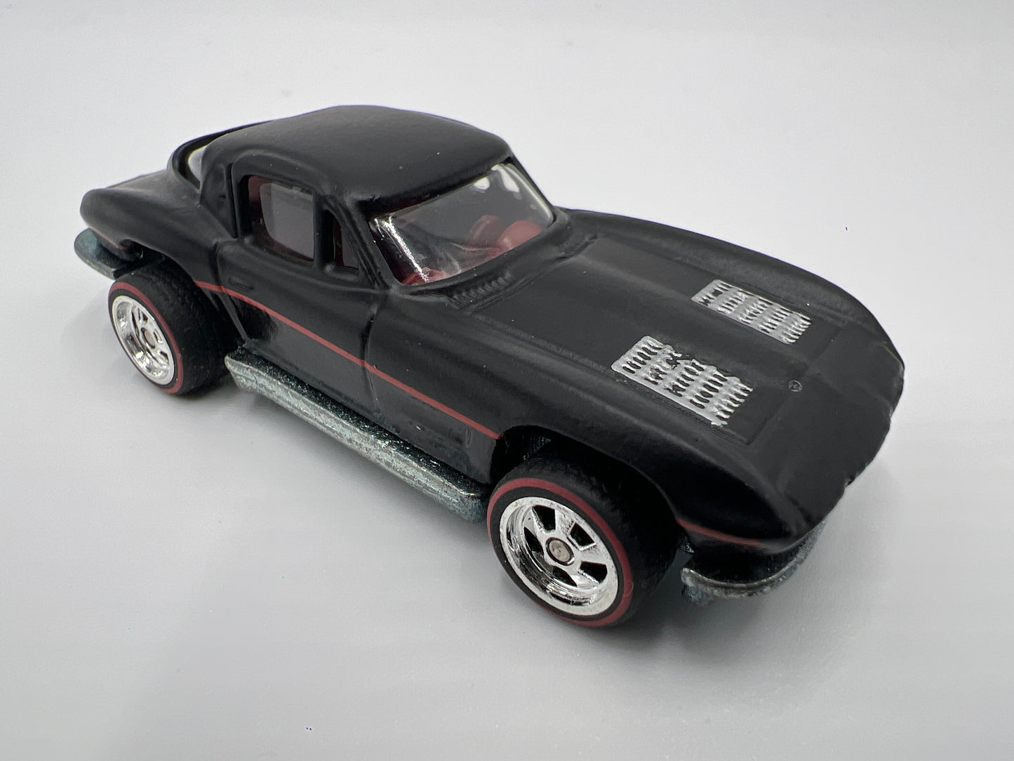 Hot Wheels 1/64 Larrys Garage Premium Corvette Stingray Matte Black Loose