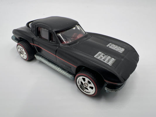 Hot Wheels 1/64 Larrys Garage Premium Corvette Stingray Matte Black Loose