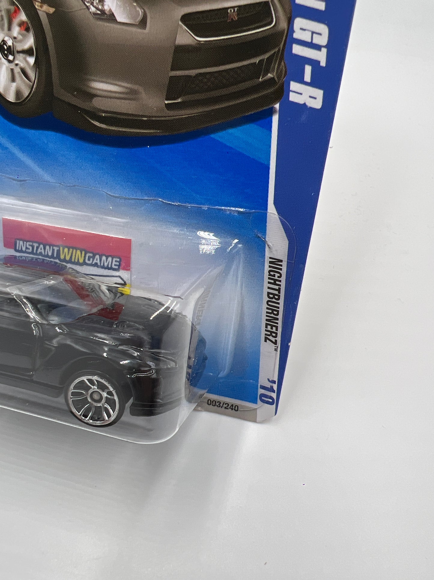 2010 Hot Wheels #93 2009 Nissan GT-R Black Keys to Speed Card W/Protector (See Description)