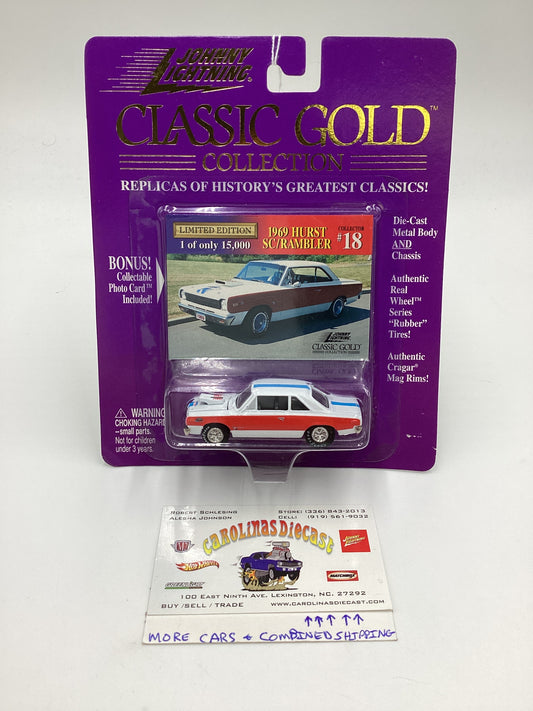 JOHNNY LIGHTNING CLASSIC GOLD Collection #12 1969 Hurst SC/Rambler 228F