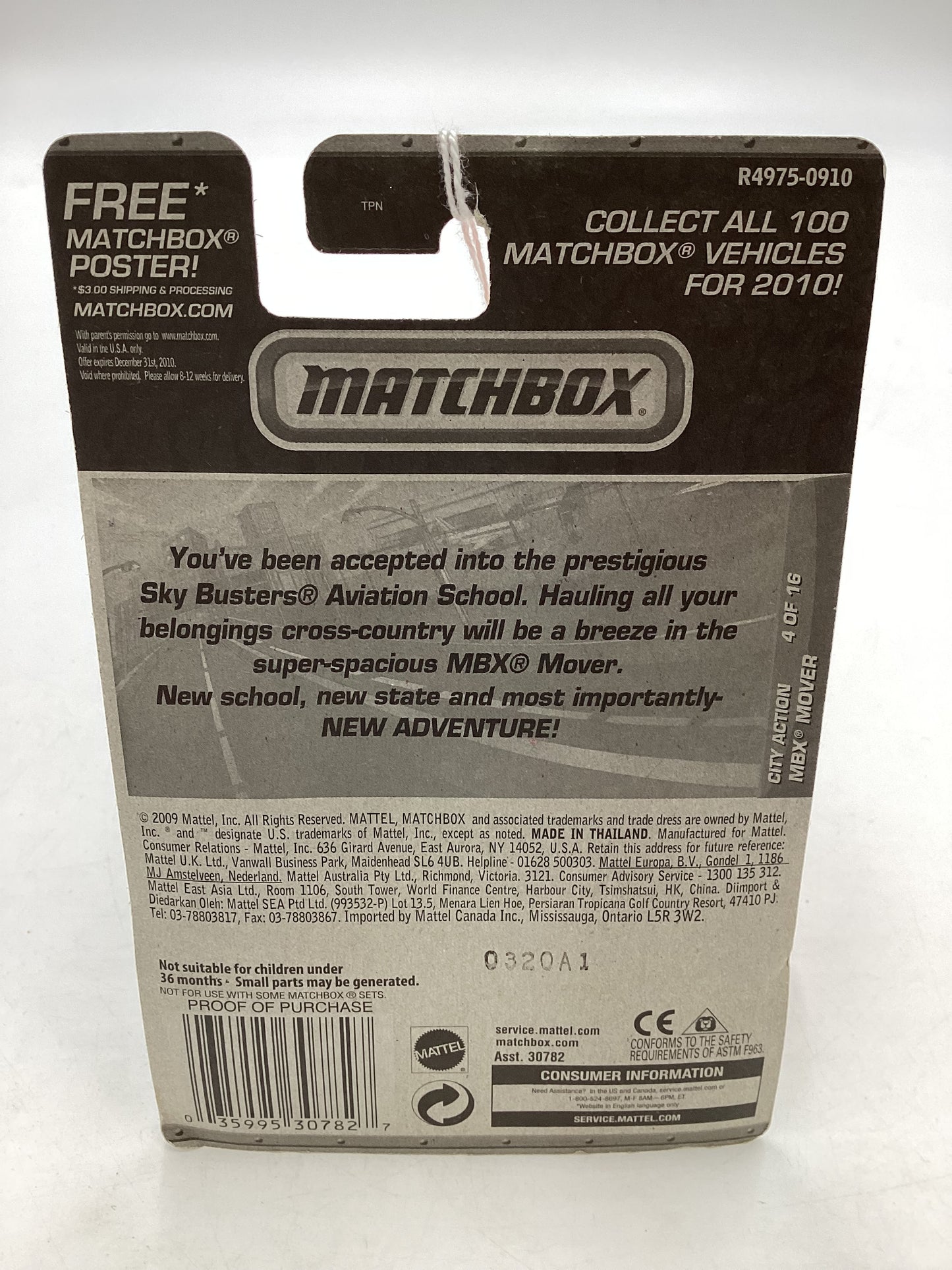 Matchbox #61 City Action MBX Mover Green 207E