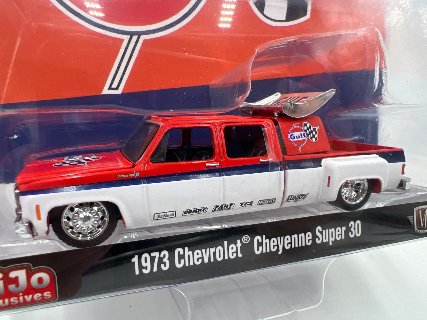 2025 M2 Machines Mijo Exclusives Gulf 1973 Chevrolet Cheyenne Super 30 199E