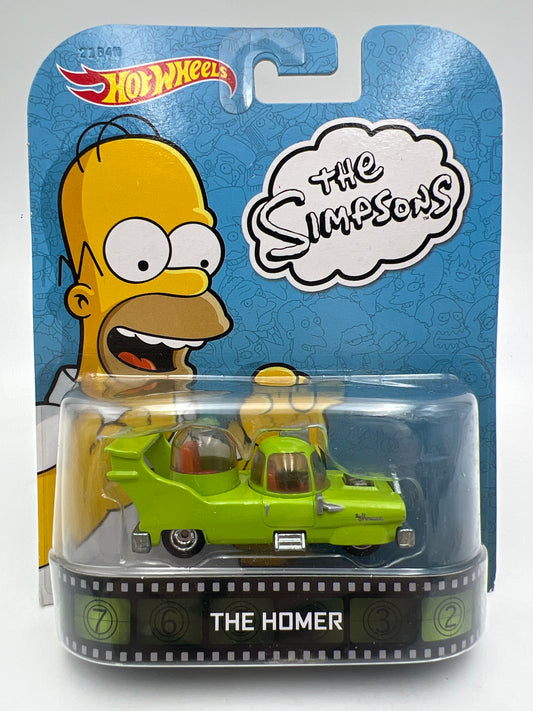 Hot Wheels Premium Retro Entertainment The Simpsons The Homer Green