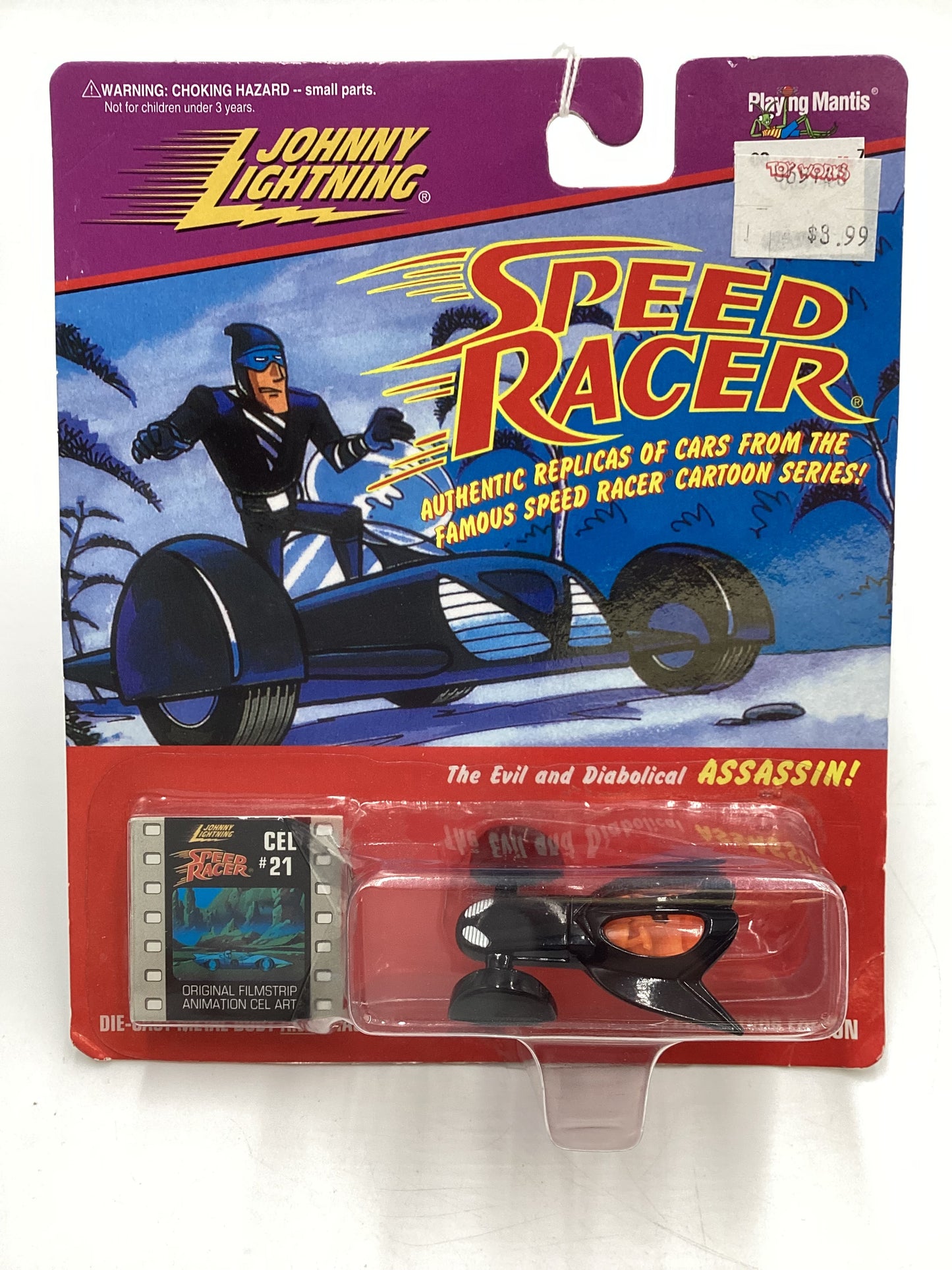 Johnny Lightning Speed Racer CEL #21 The Assassin Black/Orange 186A