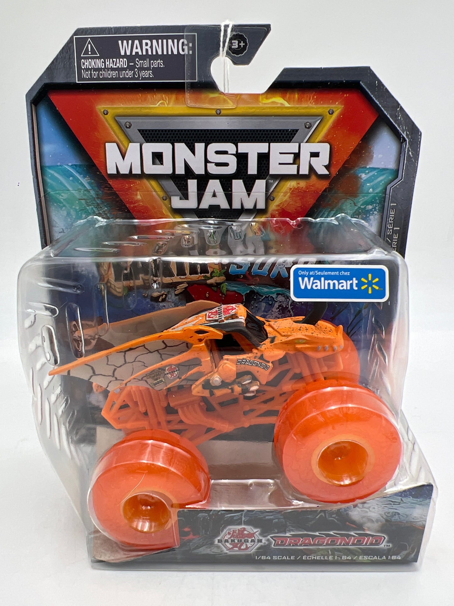 Monster Jam Walmart Exclusive Series 1 Earth vs Surf Dragonoid 2