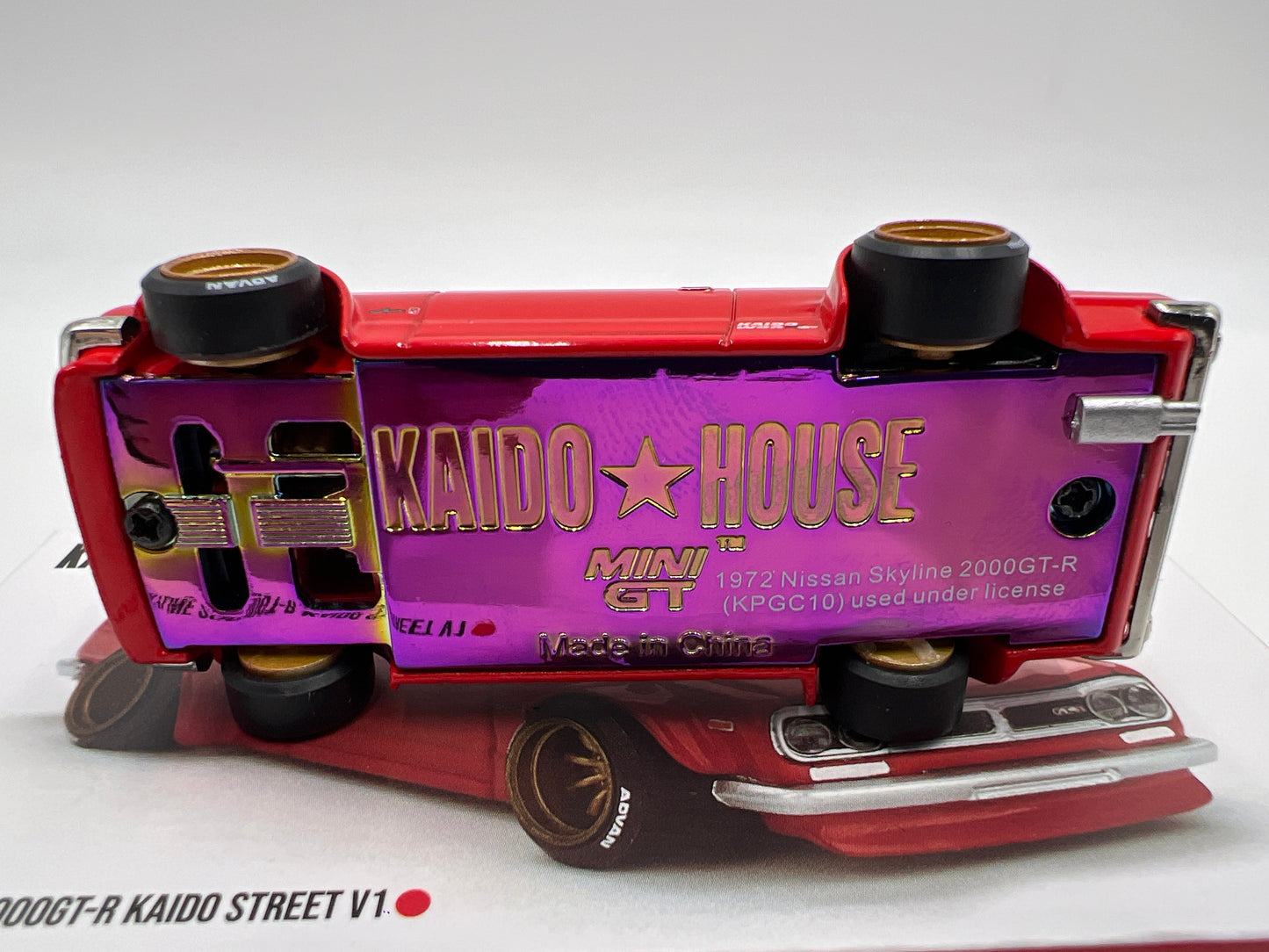 Mini GT Kaido House #175 Nissan Skyline 2000GT-R Kaido Street V1 Red