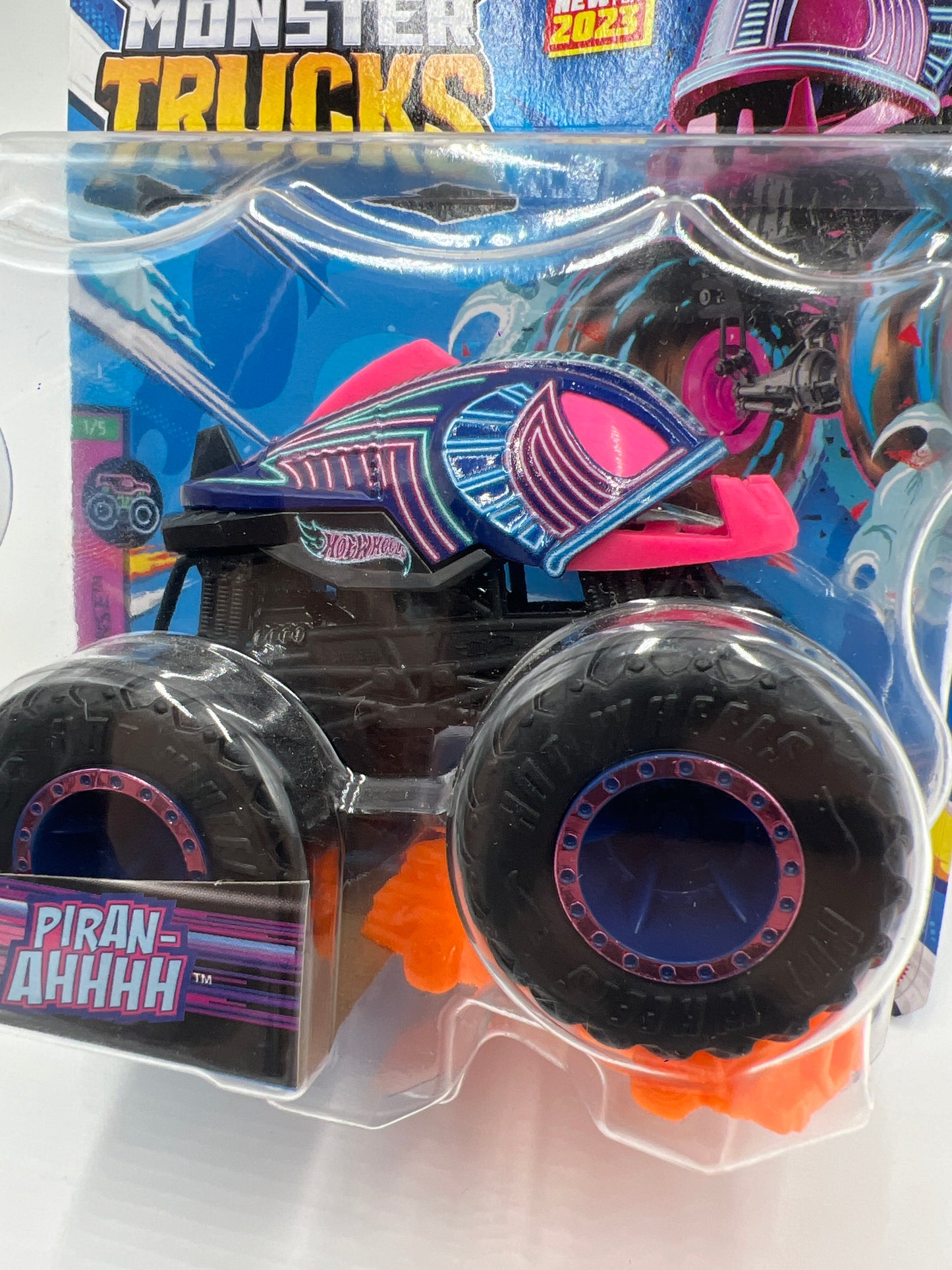2023 Hot Wheels Monster Trucks More Neonsense #1 Piran-ahhhh 127i