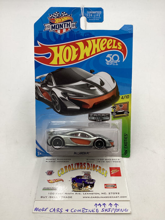 2018 Hot wheels McLaren P1 Zamac #15 147E