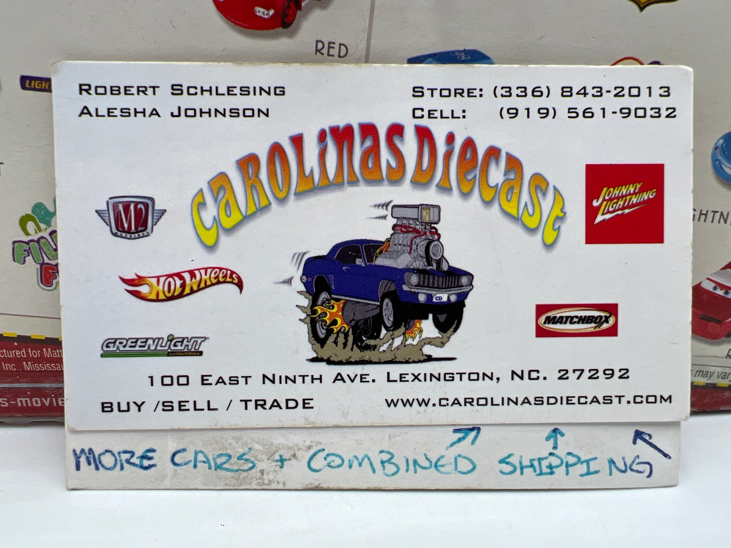 Disney Pixar The World Of Cars 2 Pack Mini Adventures Lightning McQueens Team #2 139G