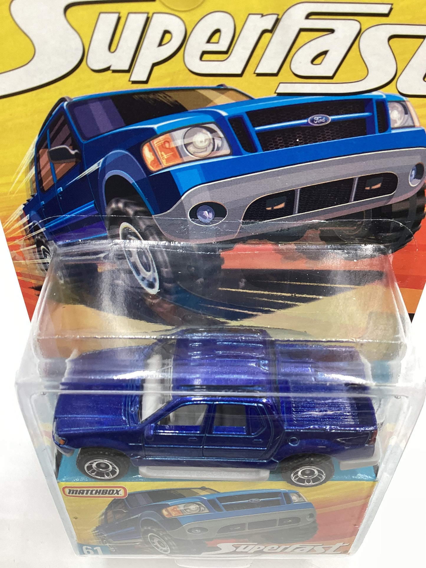 Matchbox Superfast #61 Ford Explorer Sport Trac Blue 172A