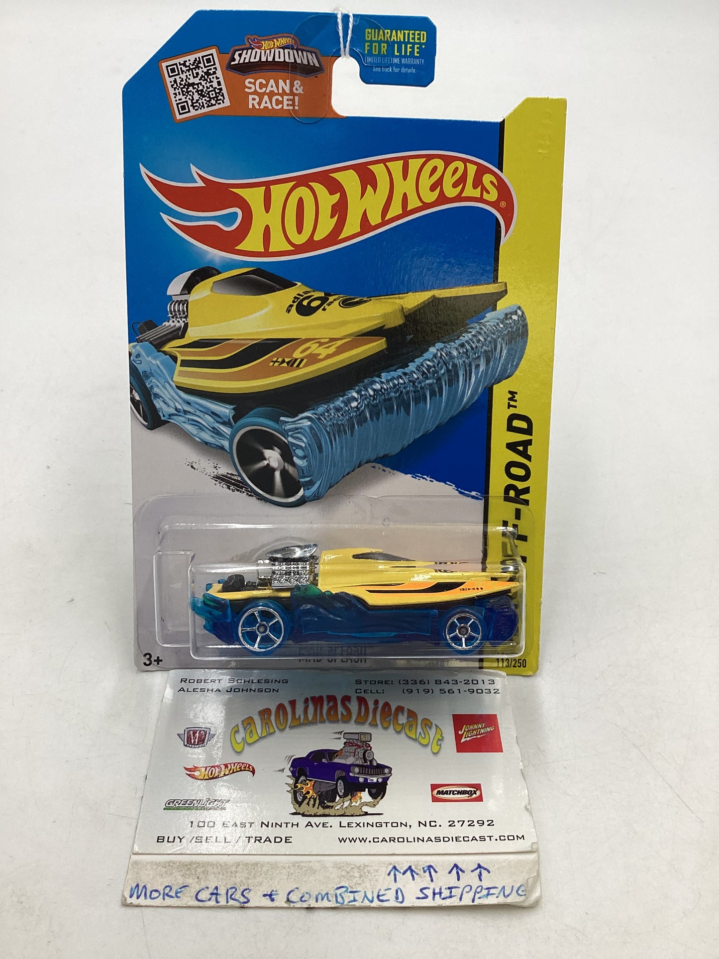 2015 Hot Wheels Treasure Hunt #113 Mad Splash 275F