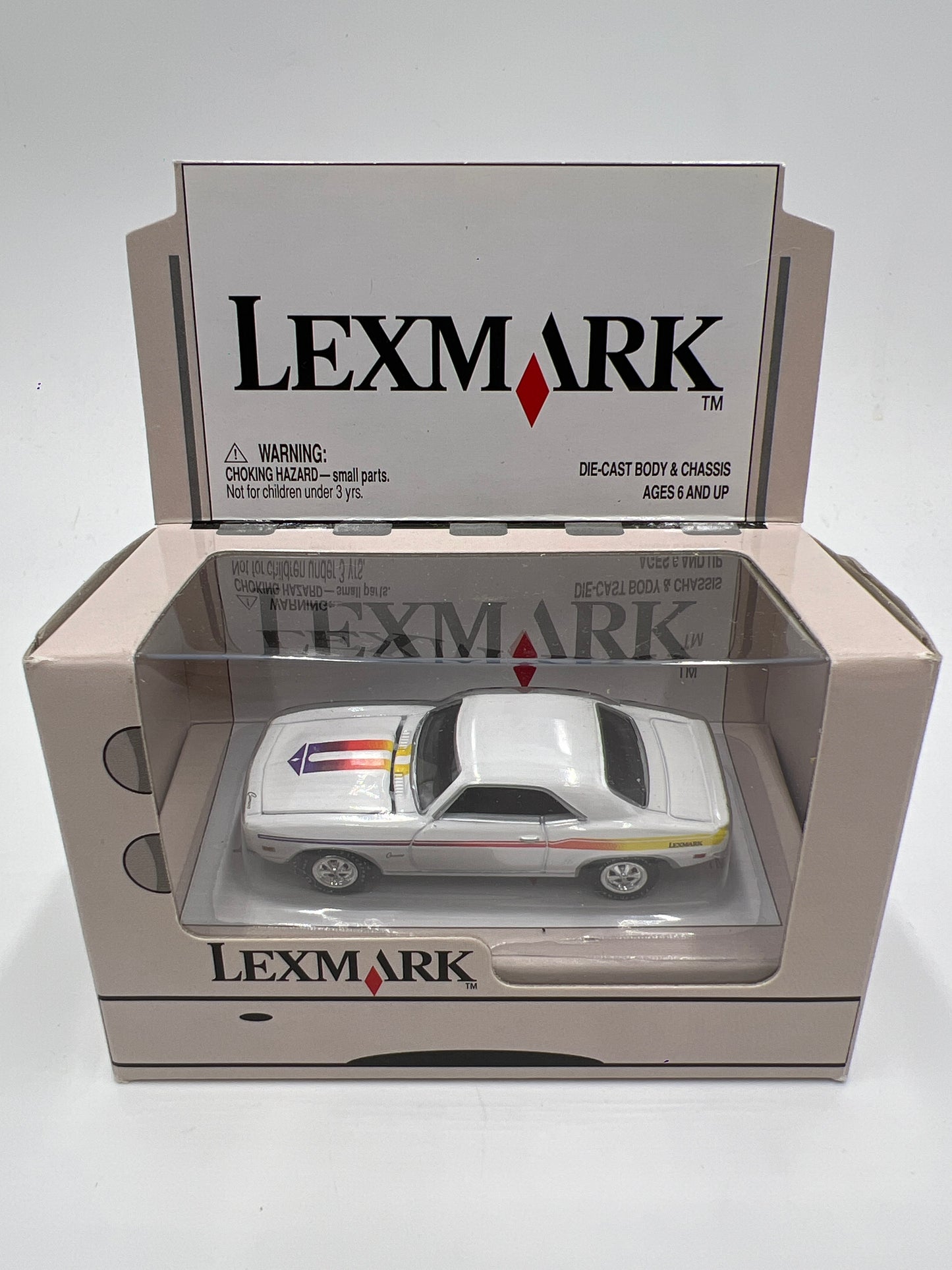 Johnny Lightning Lexmark 1969 Chevrolet Camaro White