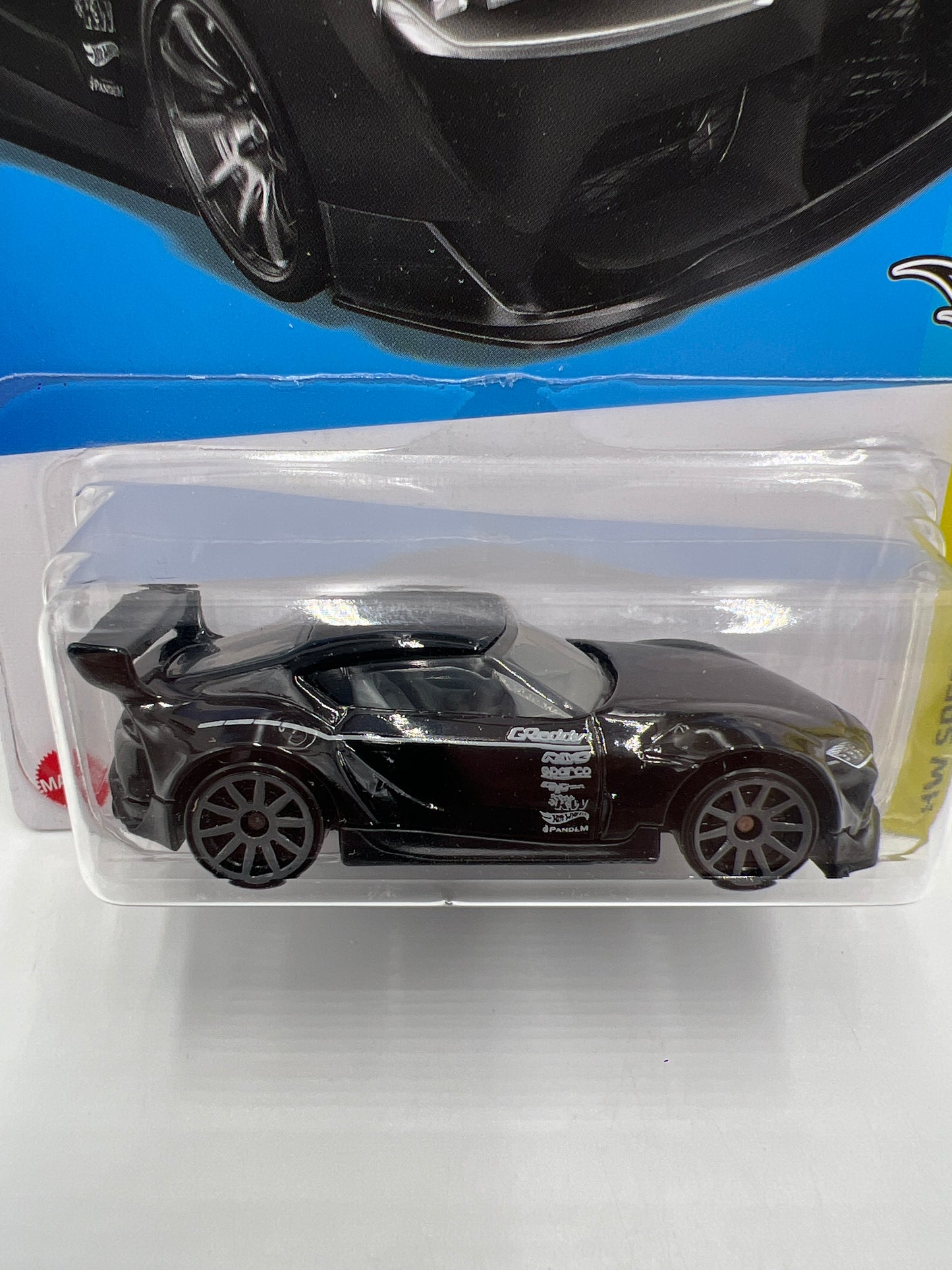 2022 Hot Wheels GameStop Exclusive #160 20 Toyota GR Supra Black W/Protector