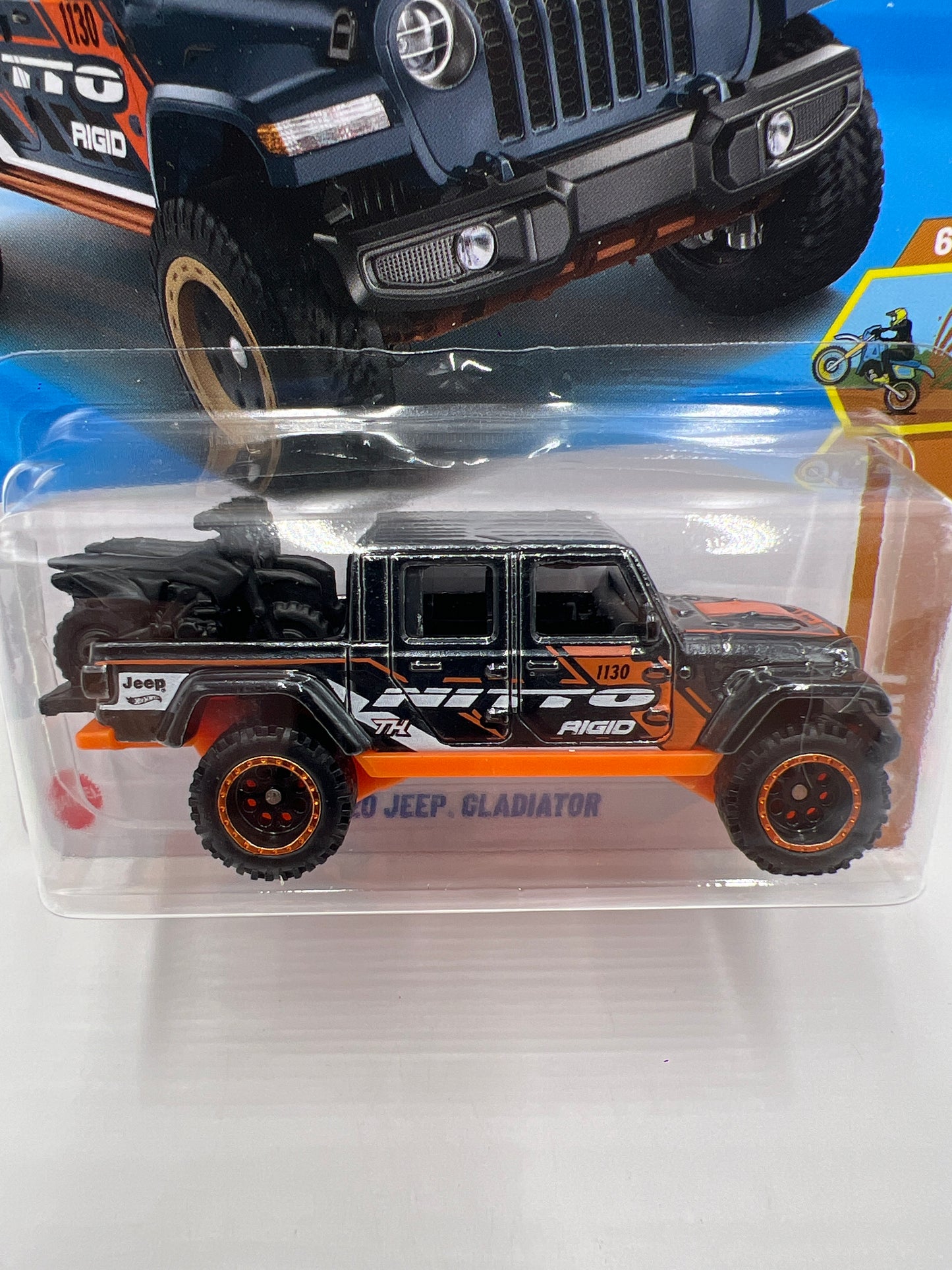 2025 Hot Wheels F Case Super Treasure Hunt #130 20 Jeep Gladiator Nitto W/Protector
