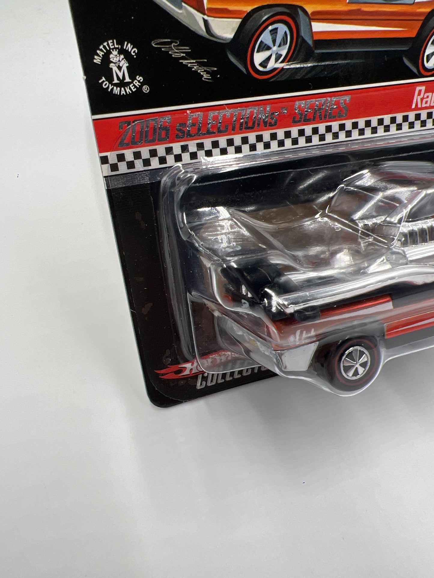 2006 Hot Wheels RLC sELECTIONs 2/4 #7676/8590 Race Truck Orange W/Protector