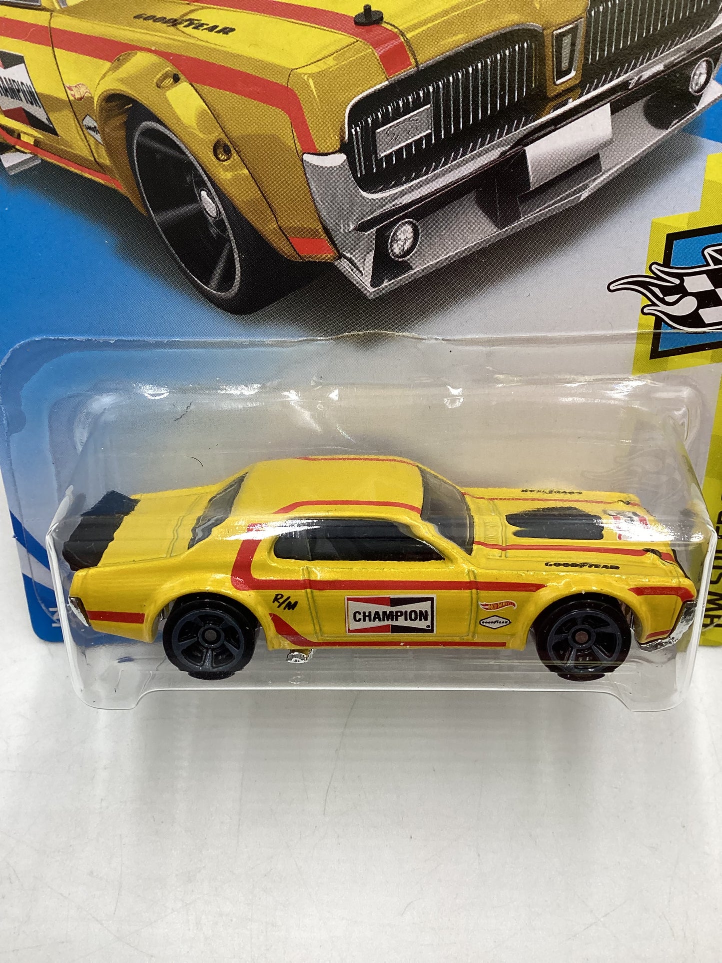 2018 Hot Wheels 68 Mercury Cougar Kmart Exclusive Yellow 238B