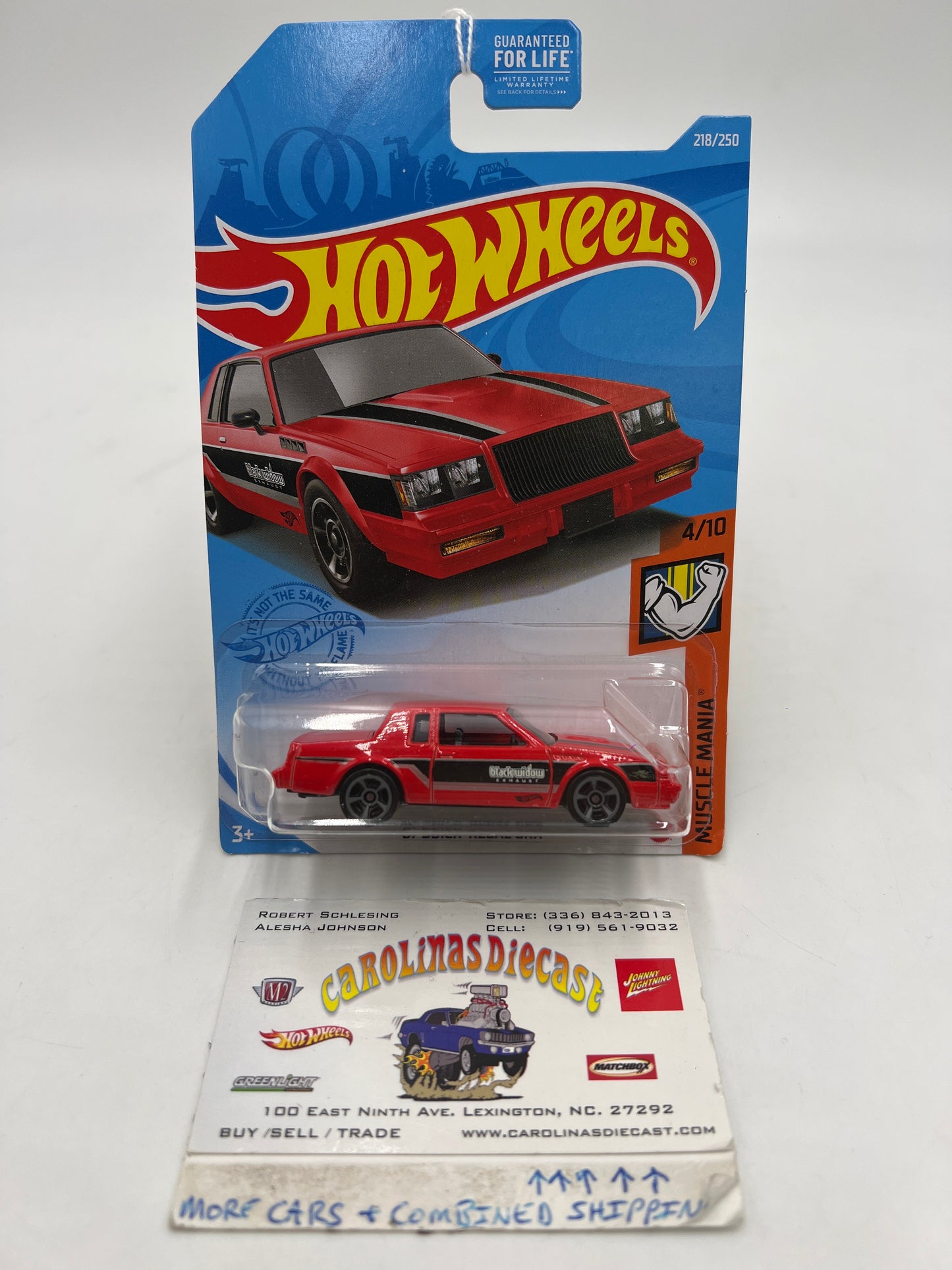 2021 Hot Wheels Muscle Mania #218 87 Buick Regal GNX Red 39H