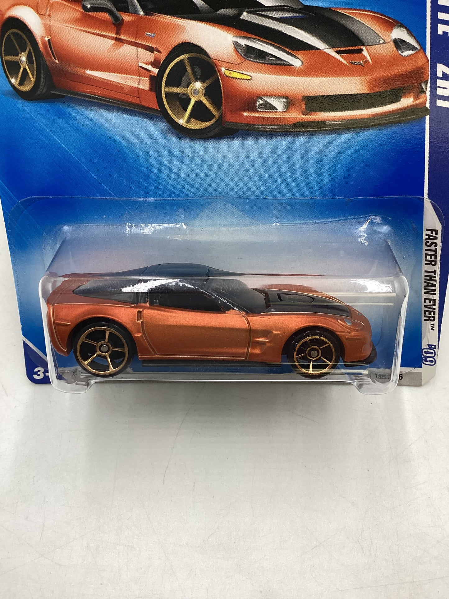 2009 Hot Wheels #135 09 Corvette ZR1 Copper 13B