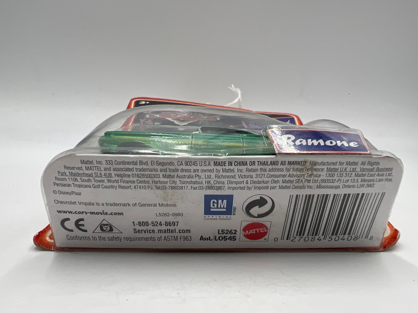 Disney Pixar Cars Supercharged Ramone Green #2 138G