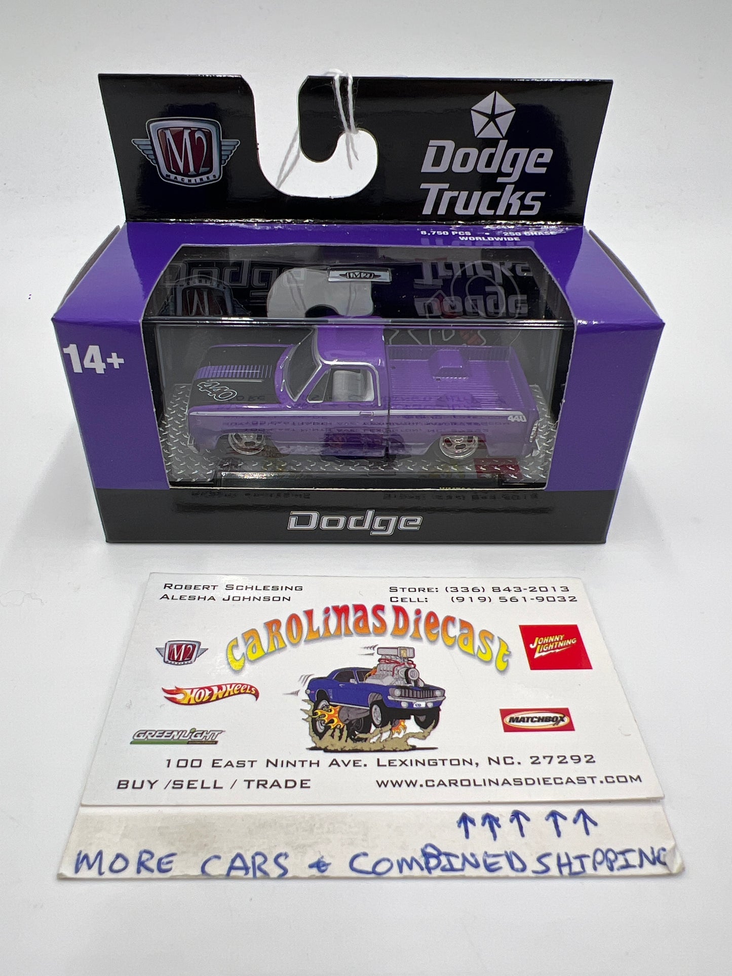 M2 Machines Walmart Exclusive 1972 Dodge Adventurer 100 Custom Purple WMTS21