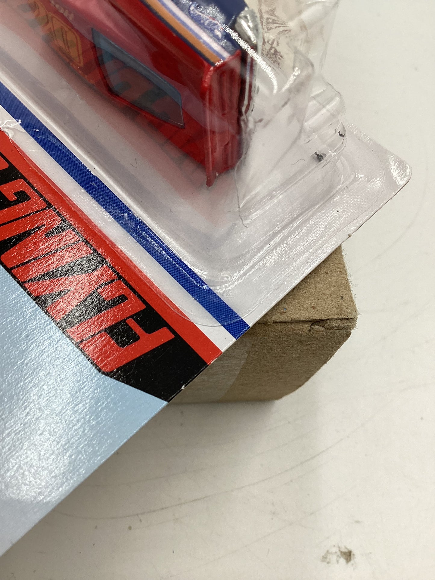 Hot Wheels Target Exclusive Flying Customs Blvd. Bruiser Red Cracked Blister 152i