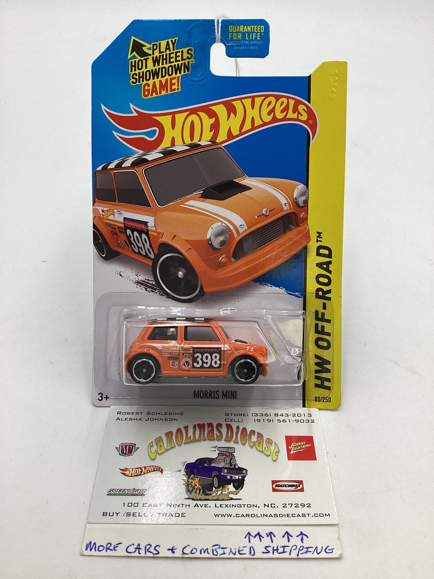 2015 Hot Wheels Off Road #80 Morris Mini Orange 68E