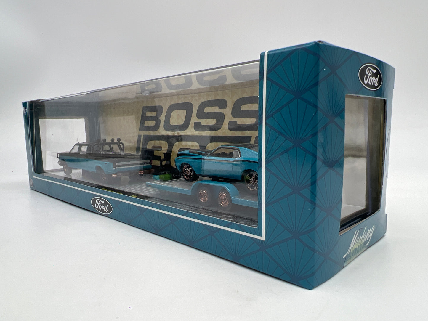 M2 Machines R99 Auto Haulers CHASE 1970 Ford Mustang Custom & 1990 Ford F-350 Dually