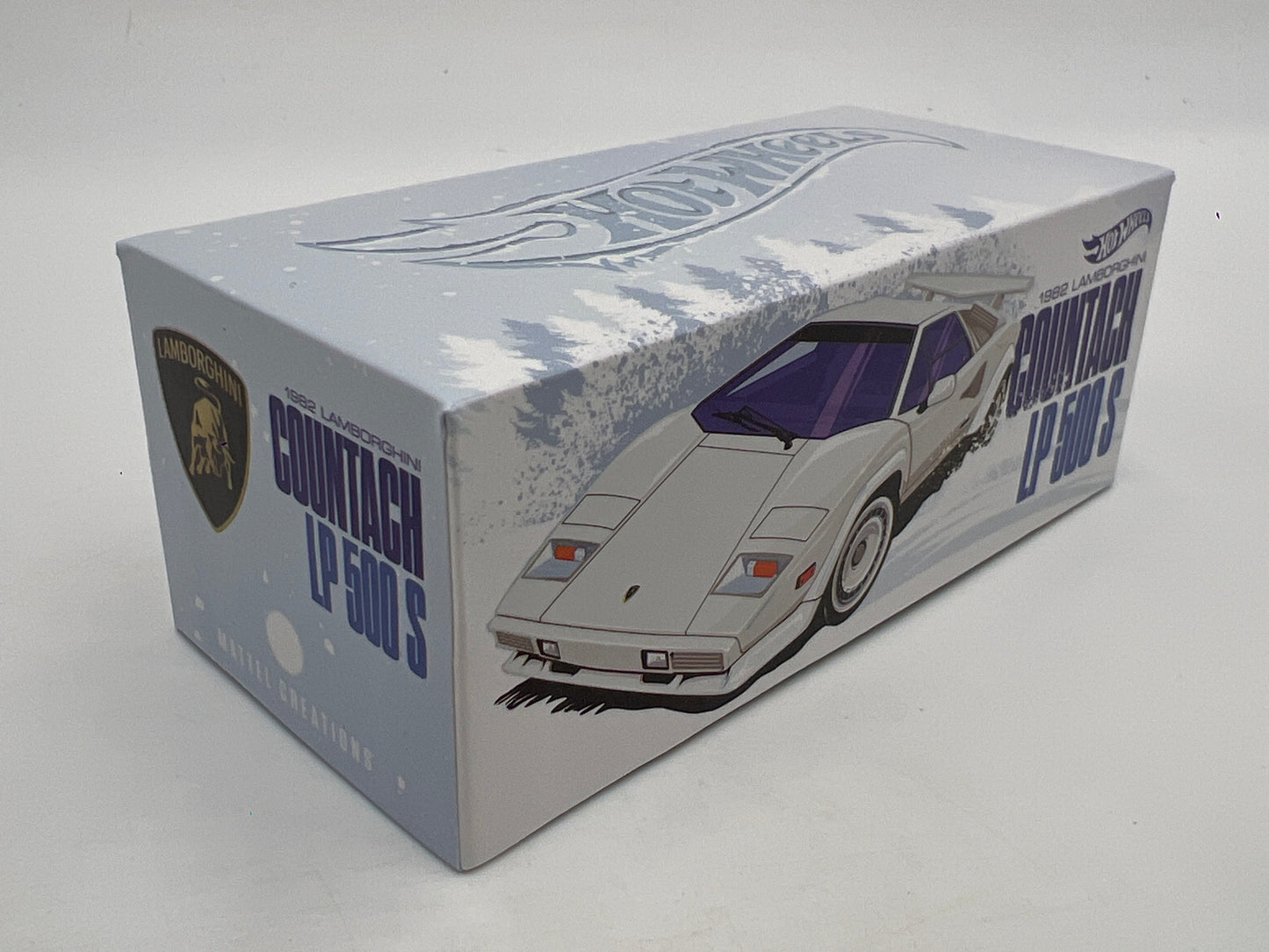 2025 Hot Wheels RLC Holiday Edition 1982 Lamborghini Countach LP 500 S White