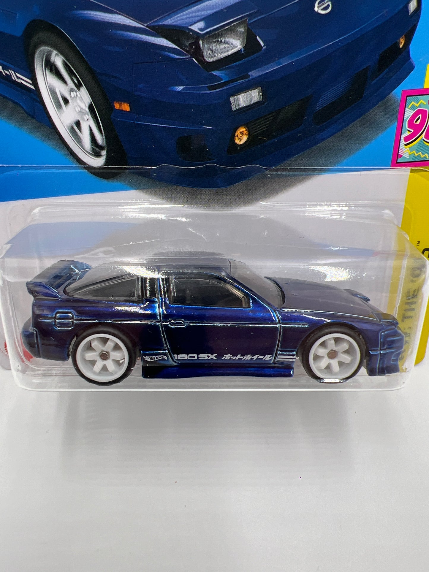 2024 Hot Wheels M Case Super Treasure Hunt #211 96 Nissan 180SX Type X Blue W/Protector