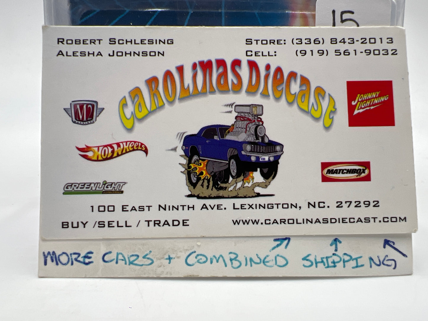 Hot Wheels Original 1987 #3999 Thunderstreak Blue/Yellow W/Protector