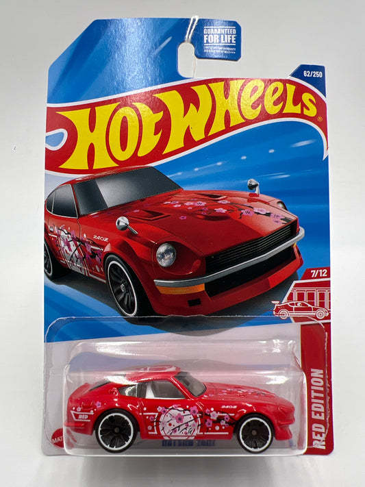 2025 Hot Wheels Target Red Edition #62 Datsun 240Z Red 145C