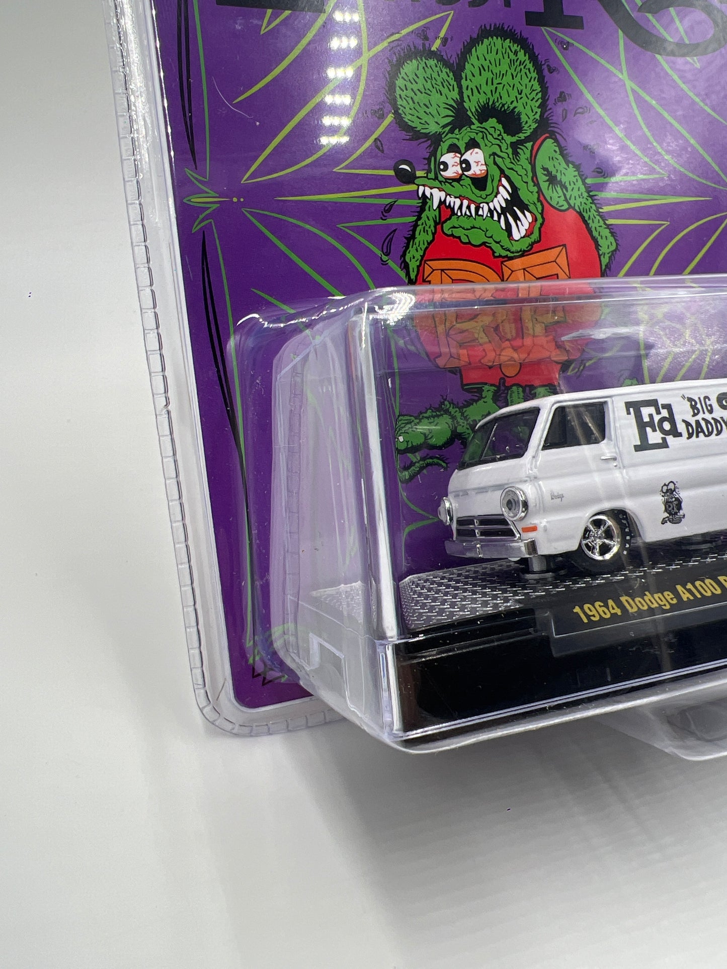 2025 M2 Machines Mijo Exclusives Big Daddy Ed Roth 1964 Dodge A100 Panel Van White MJS85 197D