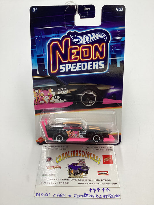 2025 Hot Wheels Neon Speeders #4 Mad Manga Black 159D