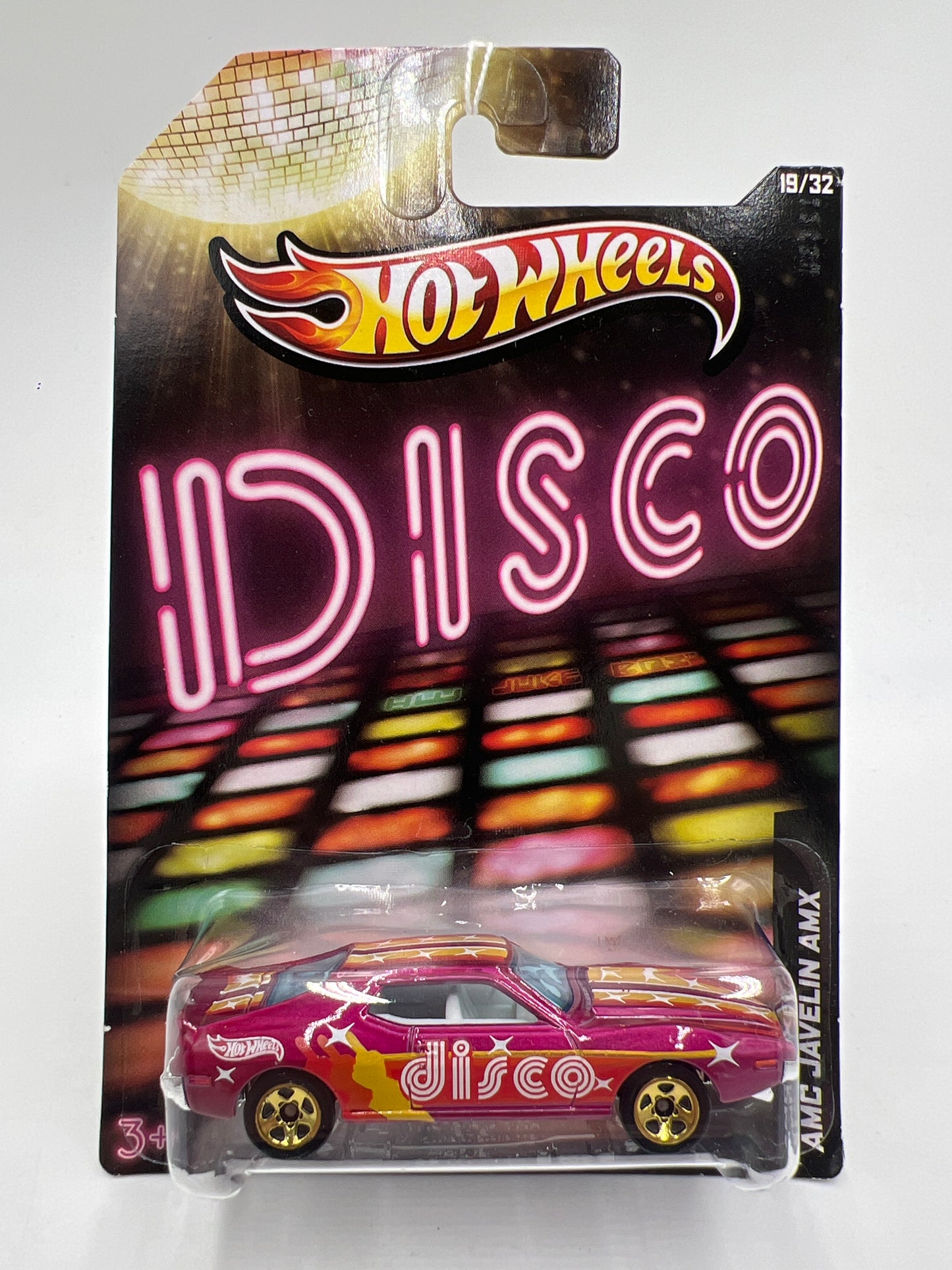 Hot Wheels Jukebox Disco #19 AMC Javelin AMX Pink 165G
