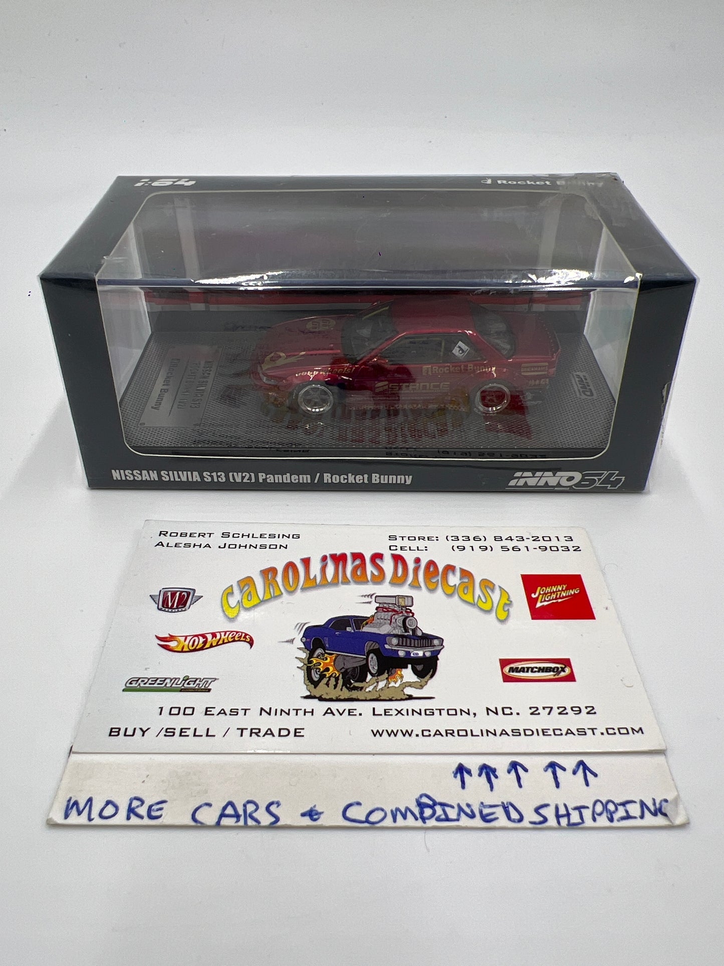 Inno64 1:64 Pandem/Rocket Bunny Nissan Silvia S13 V2 Red Sealed
