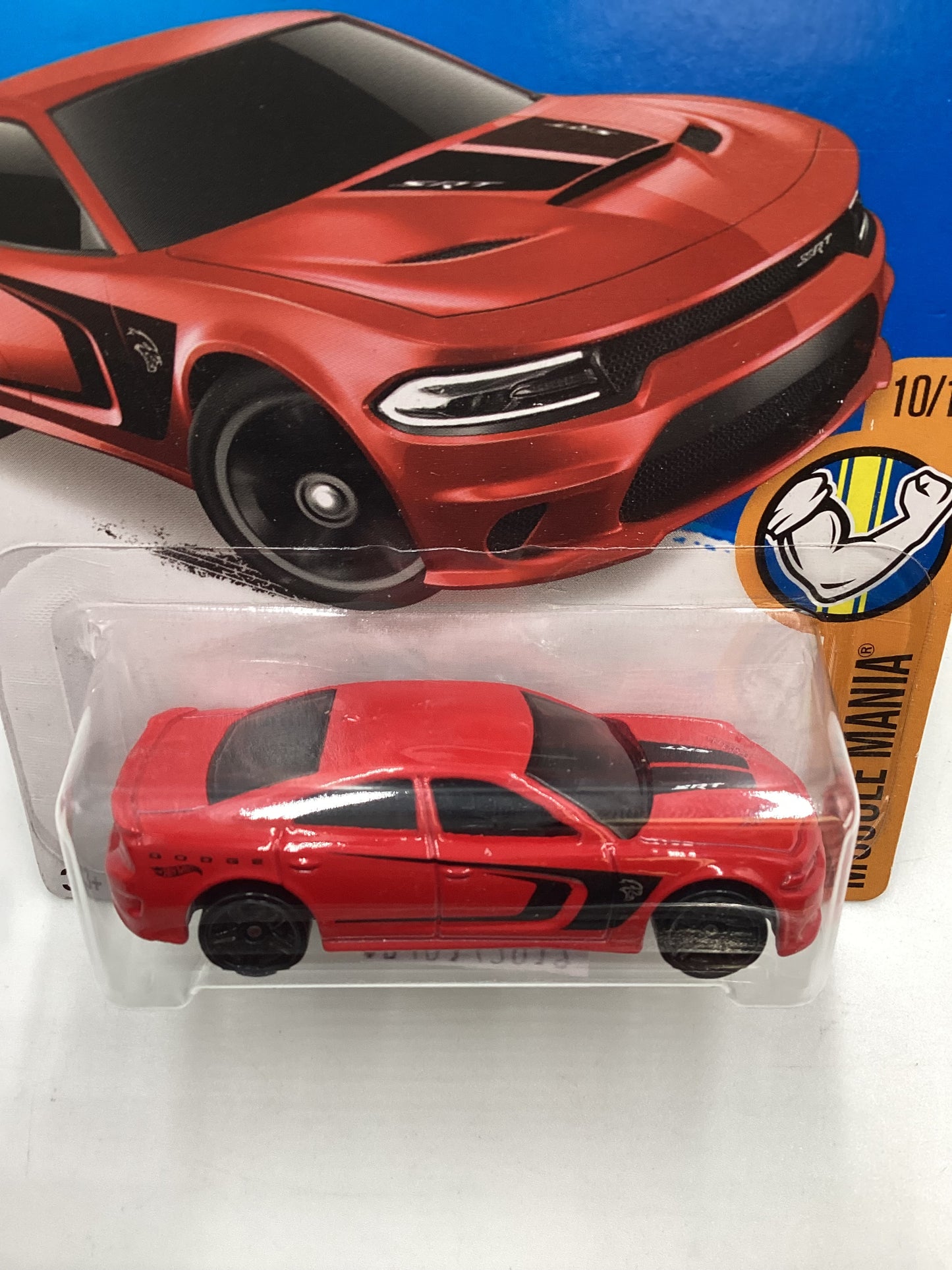 2016 Hot Wheels Muscle Mania #130 15 Dodge Charger SRT Red 46E