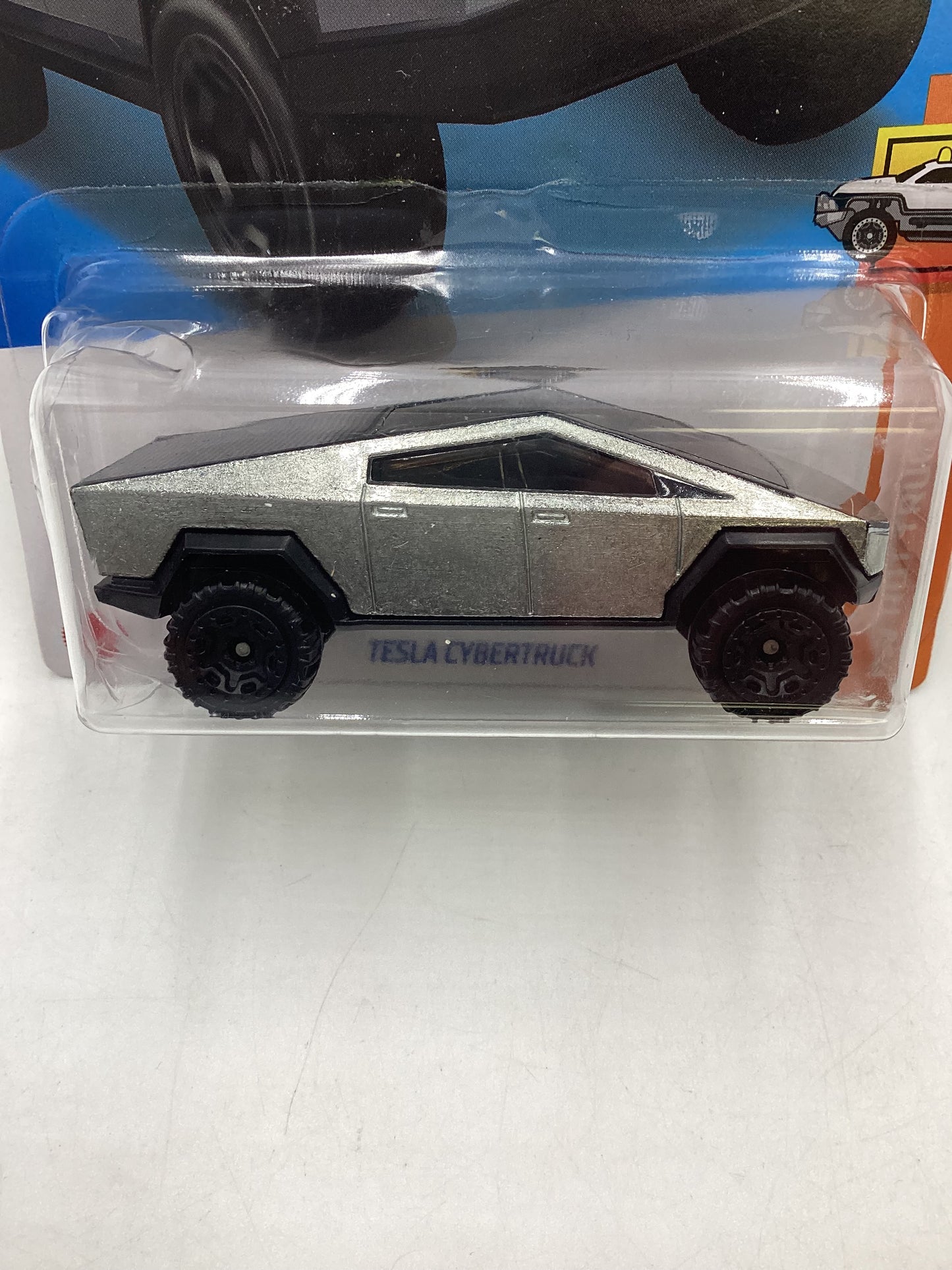2022 Hot Wheels #49 Tesla Cybertruck (Bad Card)