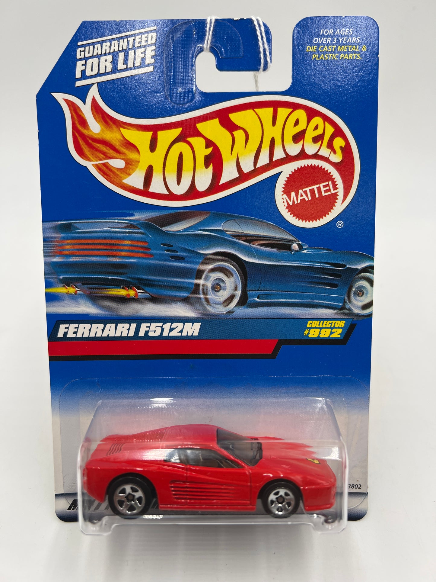 1998 Hot Wheels #992 Ferrari F512M Red 5SP Wheels