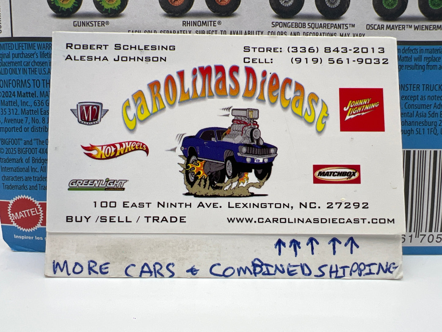 2025 Hot Wheels Monster Trucks SpongeBob SquarePants 127A