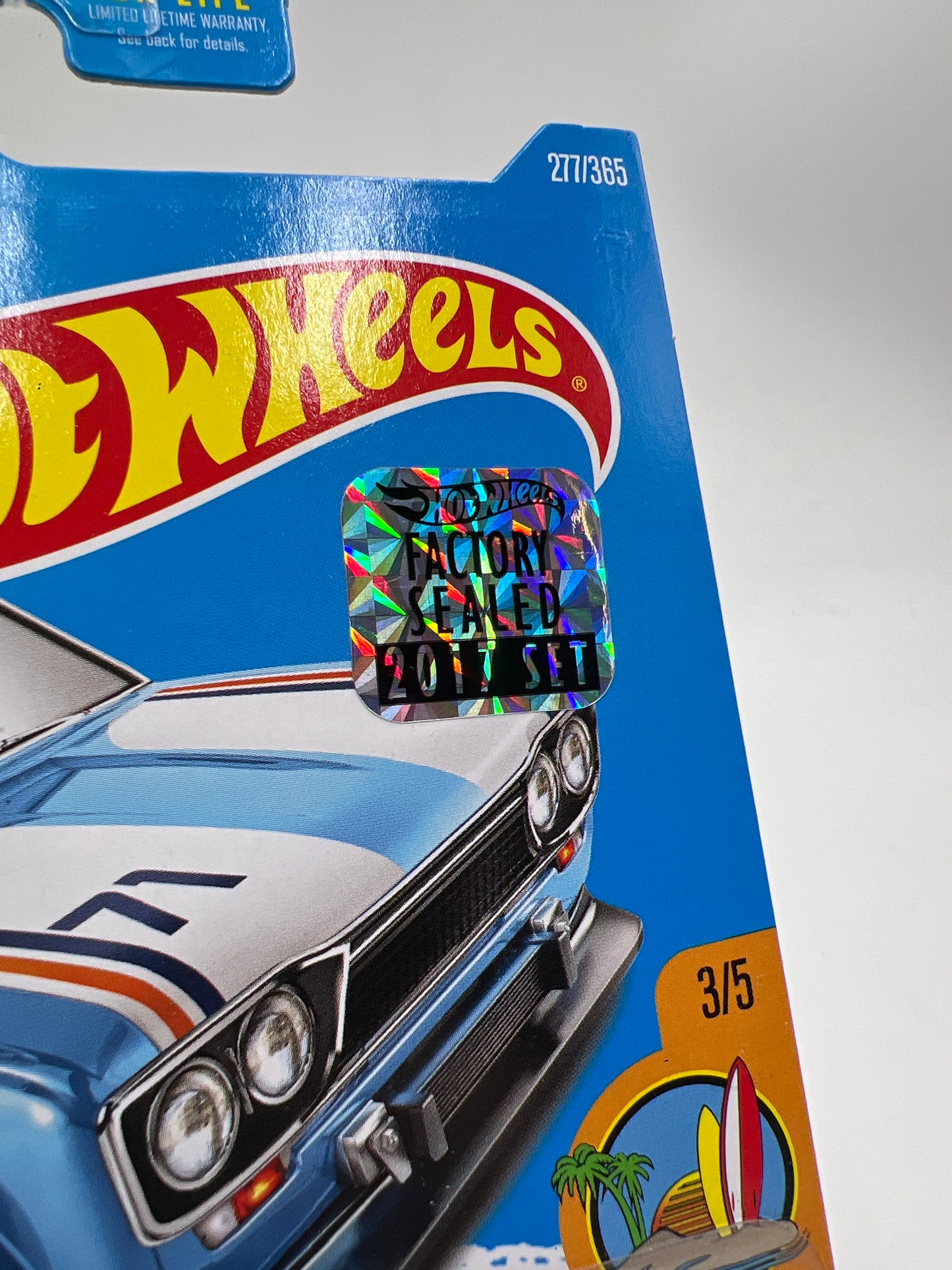 2017 Hot Wheels Factory Sealed Surfs Up #277 71 Datsun Bluebird 510 Wagon Blue (Mesh Grille) SR