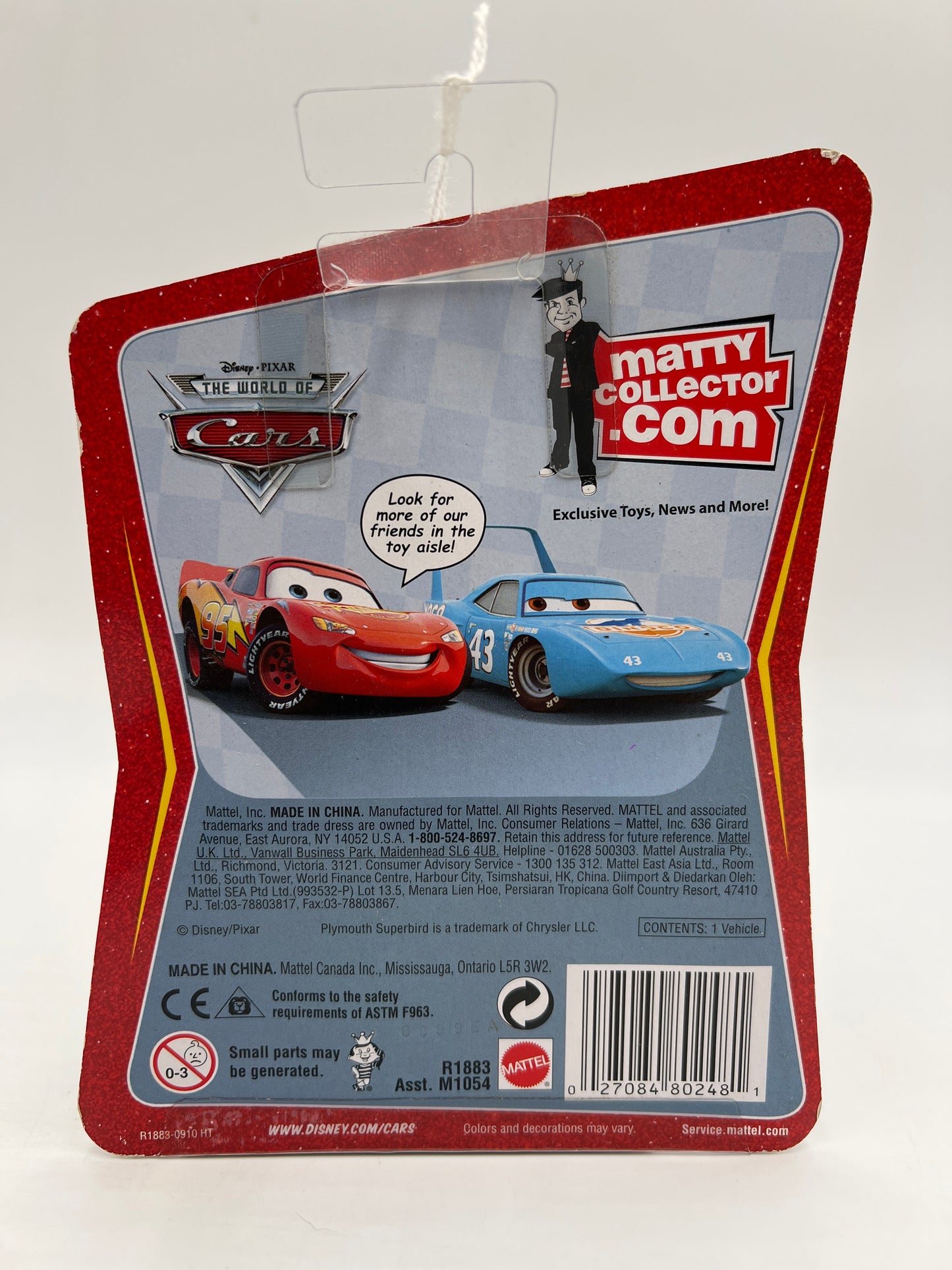 Disney Pixar The World Of Cars Rubber Tires Clutch Aid No 121 137D