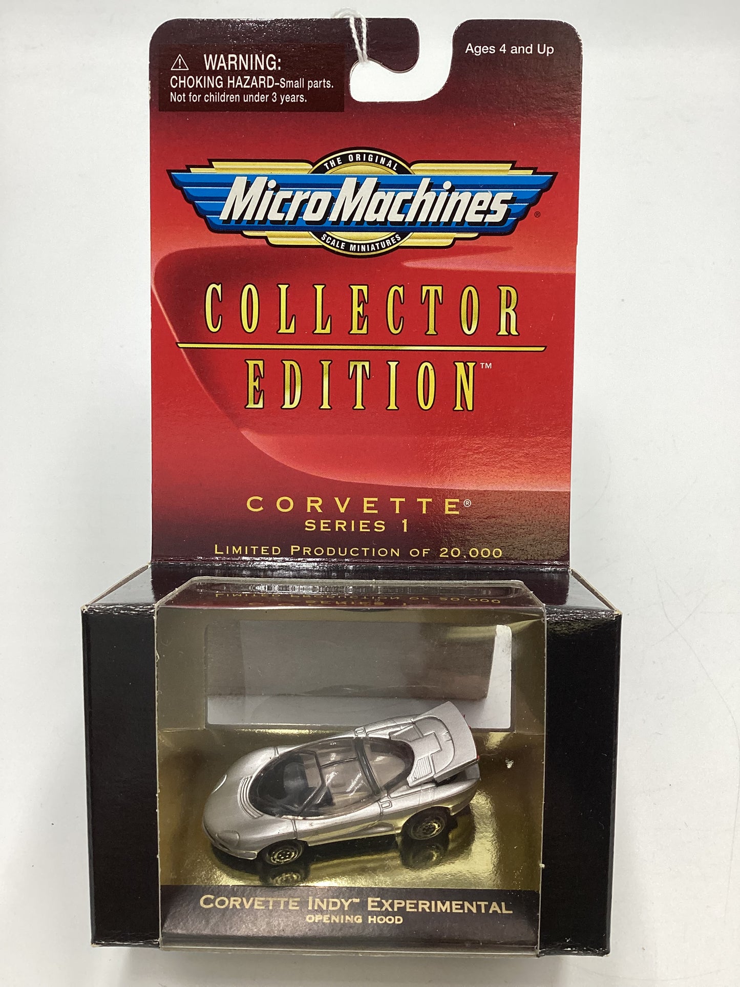 Micro Machines Collectors Edition Corvette Series 1 Corvette Indy Experimental Silver 1/20000 SR CE 13