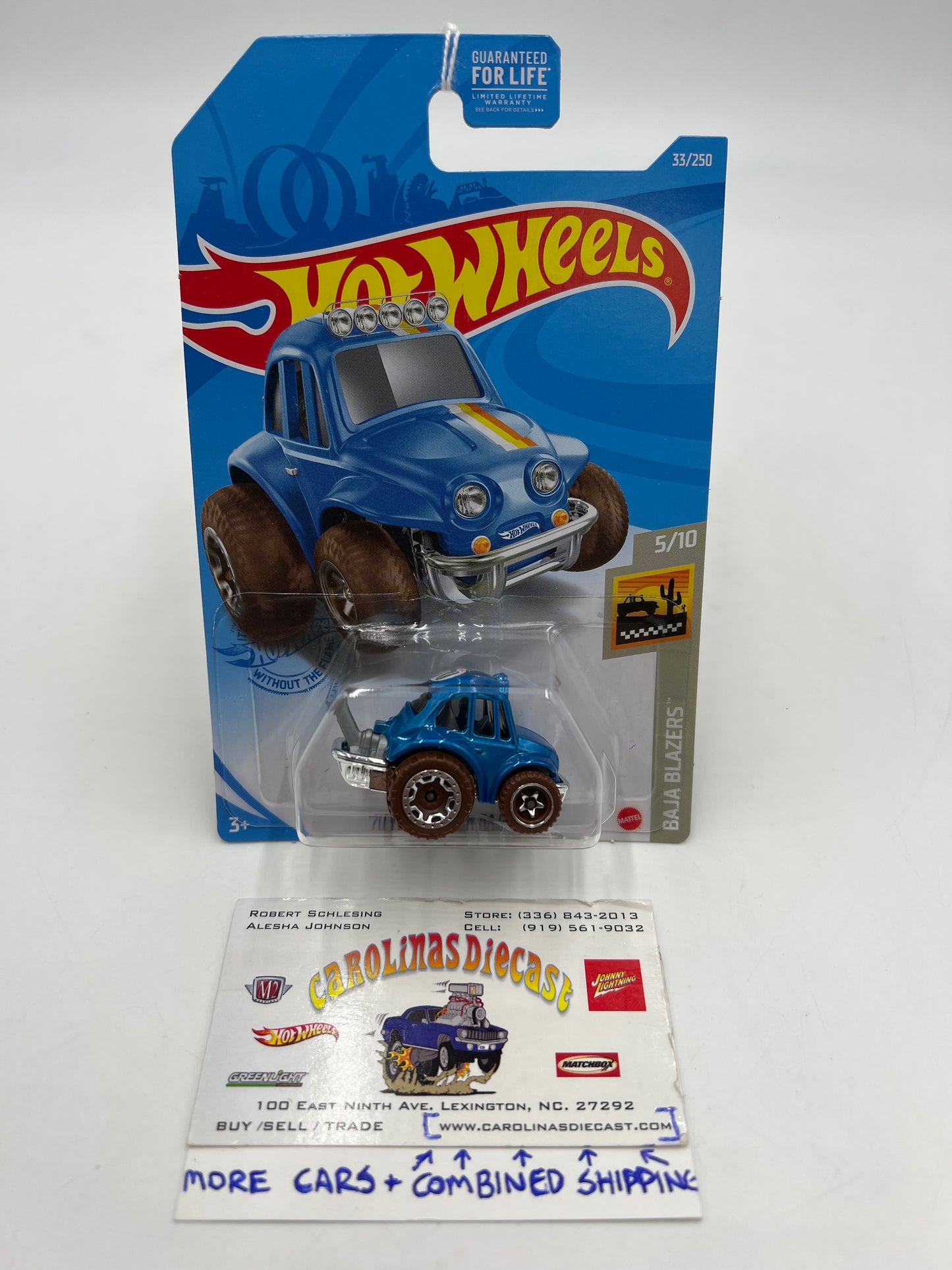 2021 Hot Wheels HW Baja Blazers #33 70 Volkswagen Baja Bug Blue 97A