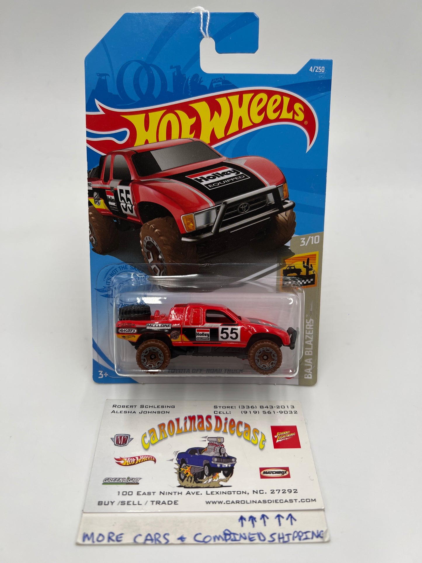 2021 Hot Wheels HW Baja Blazers #4 Toyota Off-Road Truck Red 95A