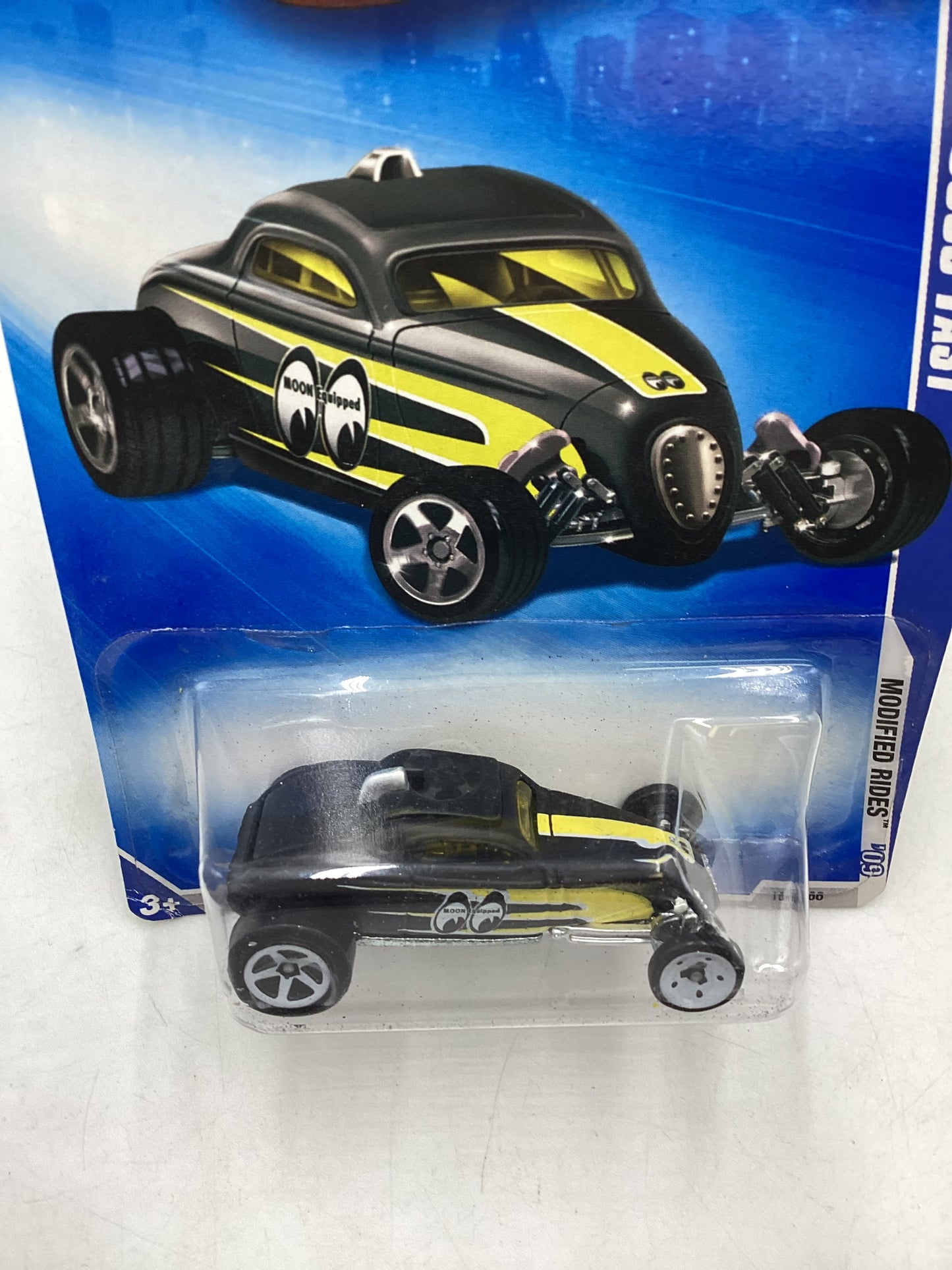 2009 Hot Wheels #160 Sooo Fast Black Mooneyes 97E